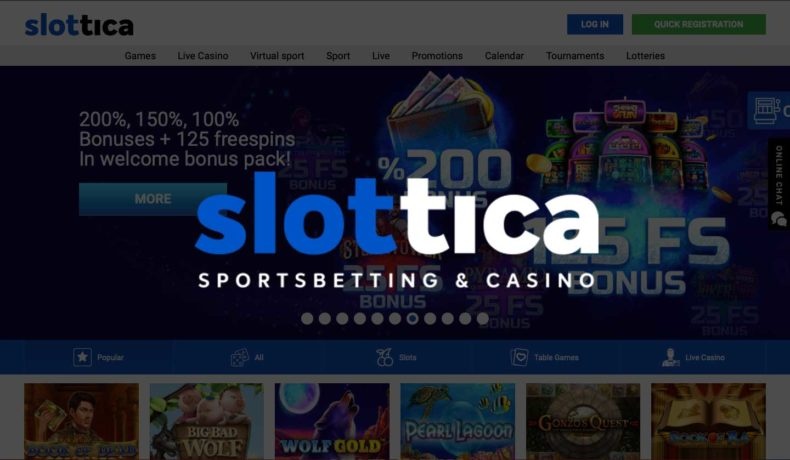 Обзор онлайн-казино Slottica